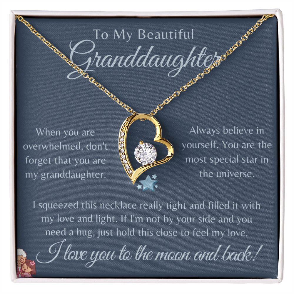 Best Gift For GrandDaughter. Forever Love Necklace