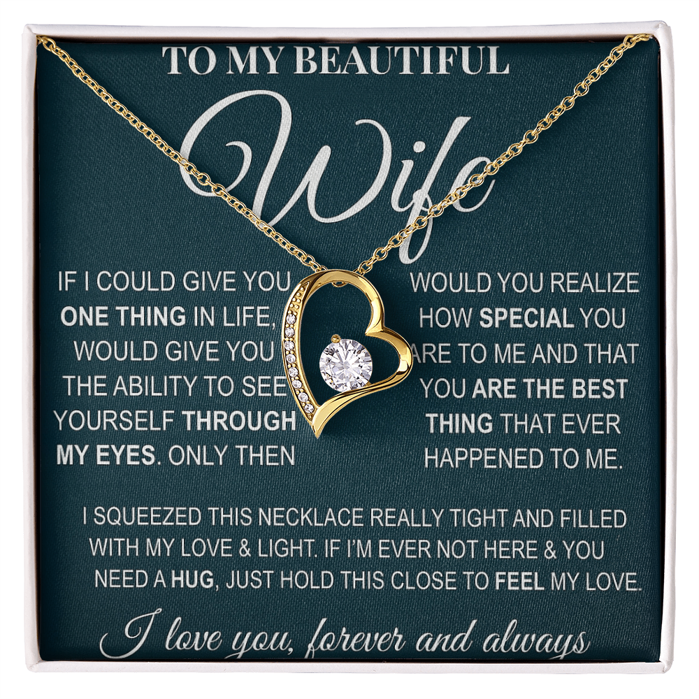 Best Gift For Wife. Forever Love Necklace