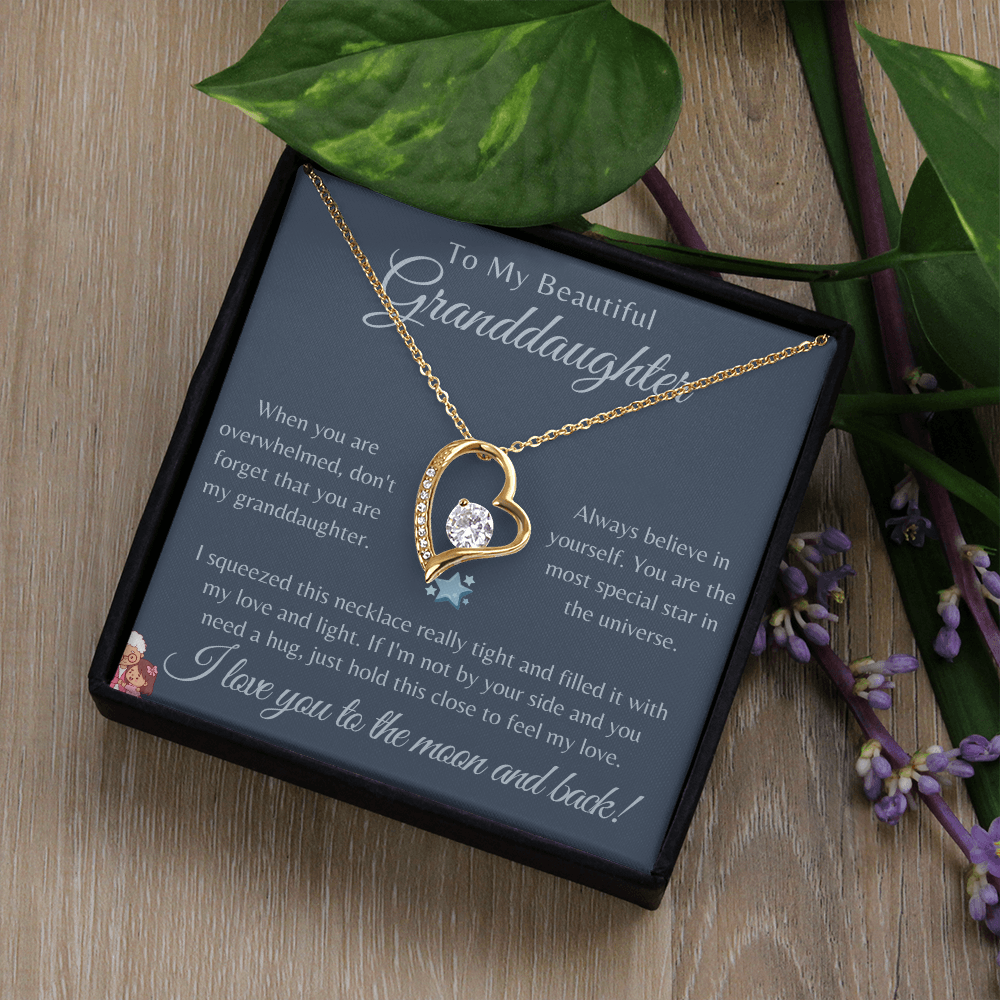 Best Gift For GrandDaughter. Forever Love Necklace