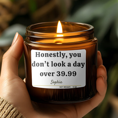 40th Birthday, Funny Candle, 40th Birthday Gift, Birthday Candles, Funny Gifts, Best friend Gift, Gift for Her, Gift for Him, Gag Gift