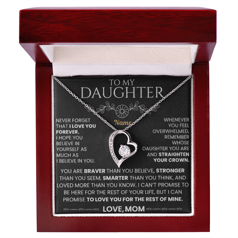 To My Daughter — A Necklace Made With Endless Love 📍