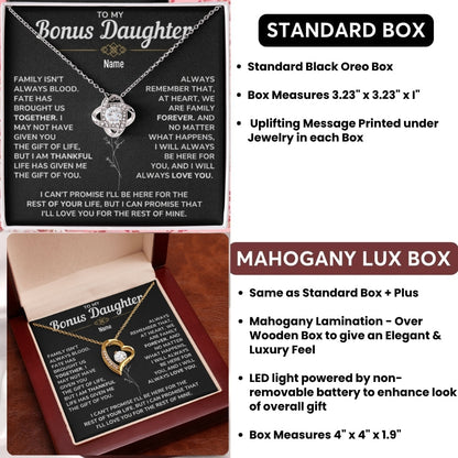 To My Bonus Daughter — A Necklace She’ll Carry in Her Heart Forever 📍