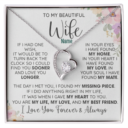 To My Loving Wife — A Necklace That Says Everything My Heart Feels 📍
