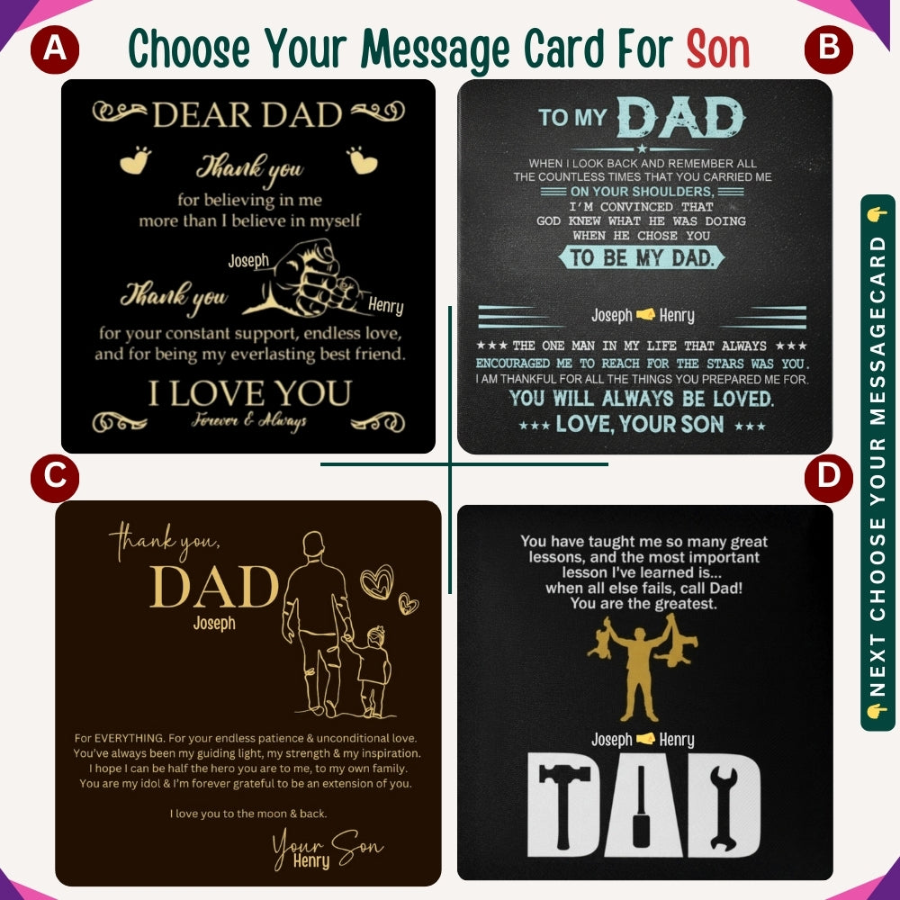 To My Dad . Always and forever