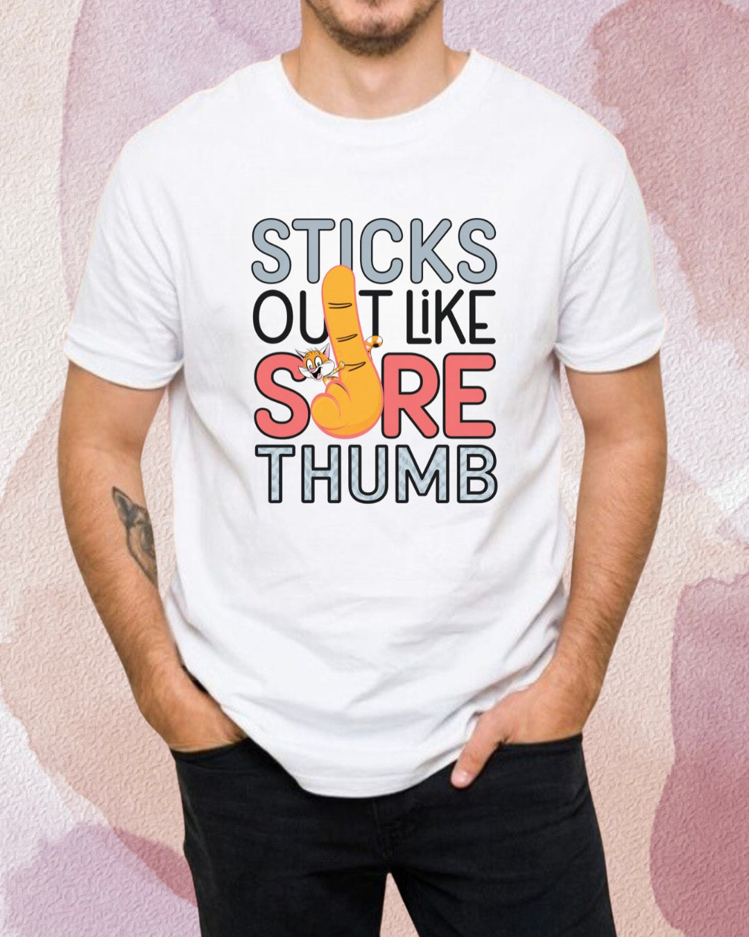 Stick Out Like A Sore Thumb Unisex Softstyle T-Shirt
