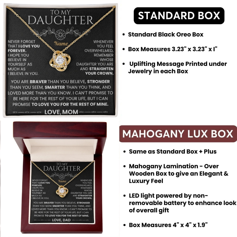 To My Daughter — A Necklace Made With Endless Love 📍