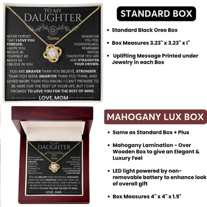 To My Daughter — A Necklace Made With Endless Love 📍