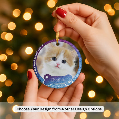 Custom Photo Pet Memorial Gift, Memorial Ornament, Custom Ornament, Pet Memorial, Christmas Ornaments, Custom Pet Ornament