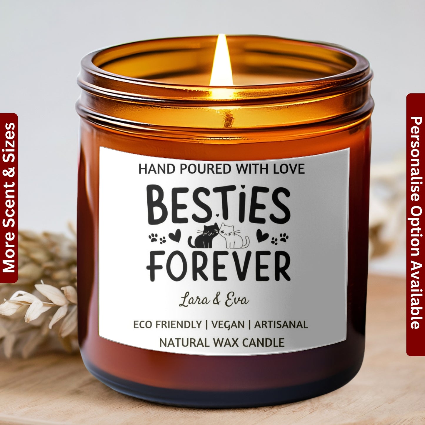 Personalized Birthday Gift for Friend! Funny Candle Gift, Friend Birthday Gift, BFF Gift, Gag Gift, Housewarming Gift Bestie Forever