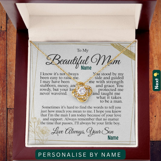 To My Caring Mom — A Necklace That Says Everything My Heart Feels 📍