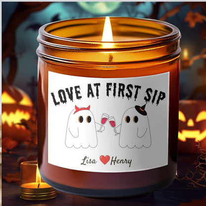 Halloween Candle, Forever My Boo Personalized Candle, Halloween Gift for Wife Husband Boyfriend or Girlfriend, Custom Couple Gift