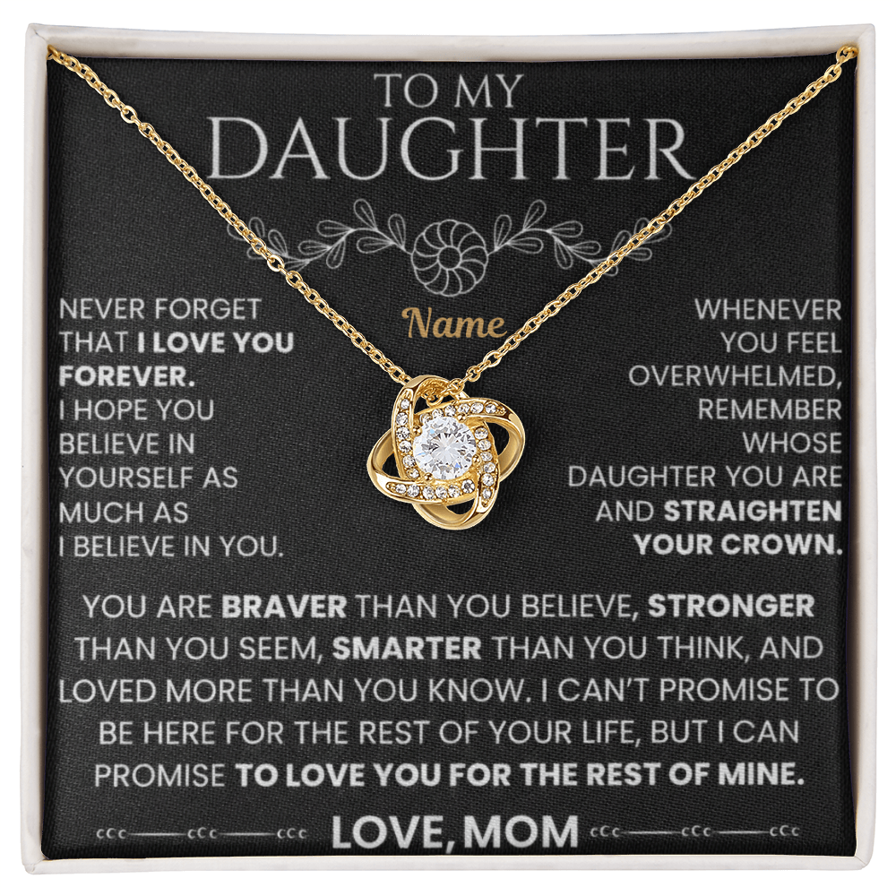 To My Daughter — A Necklace Made With Endless Love 📍