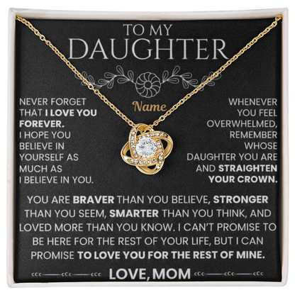 To My Daughter — A Necklace Made With Endless Love 📍