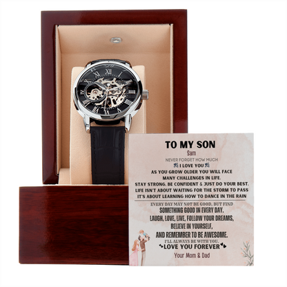 To My Beloved Son. Always and forever