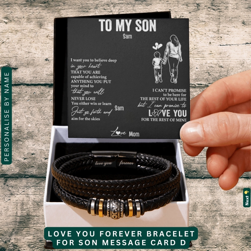 To My Beloved Son. Always and forever