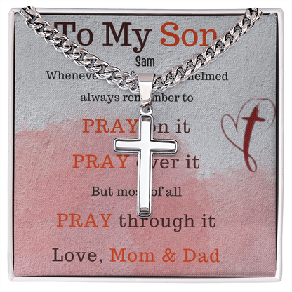 To My Loving Son. Always and forever