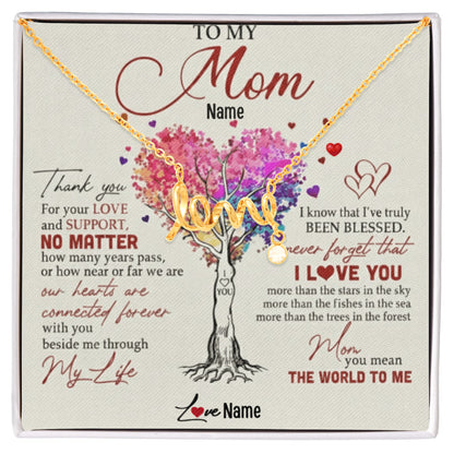 To My Loving Mom — A Necklace That Says Everything My Heart Feels 📍