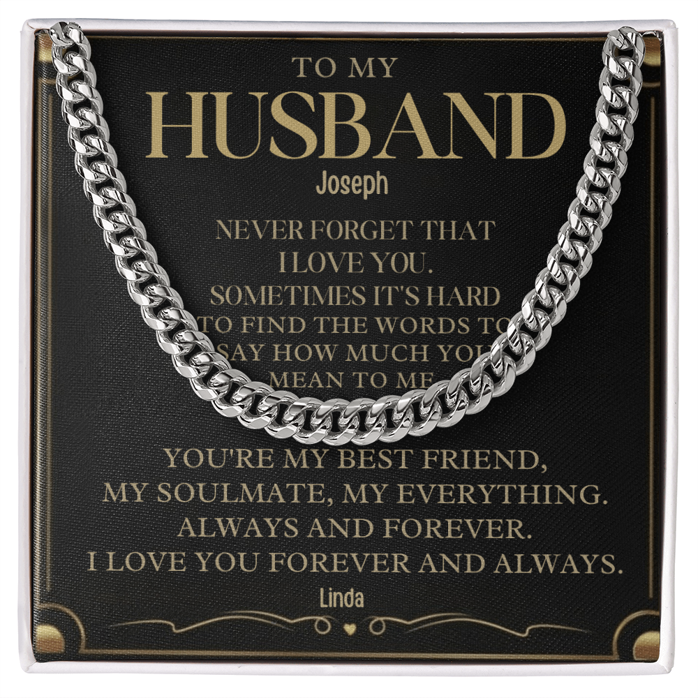 To My Husband . Always and forever