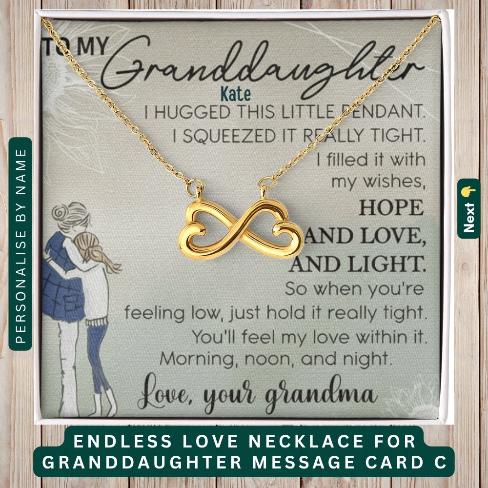 "To my Daughter, Daughter In Law, GrandDaughter" - You Are Strong, Smart, and Loved Beyond Words, Necklace With Personalized Message Card.