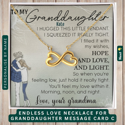 "To my Daughter, Daughter In Law, GrandDaughter" - You Are Strong, Smart, and Loved Beyond Words, Necklace With Personalized Message Card.