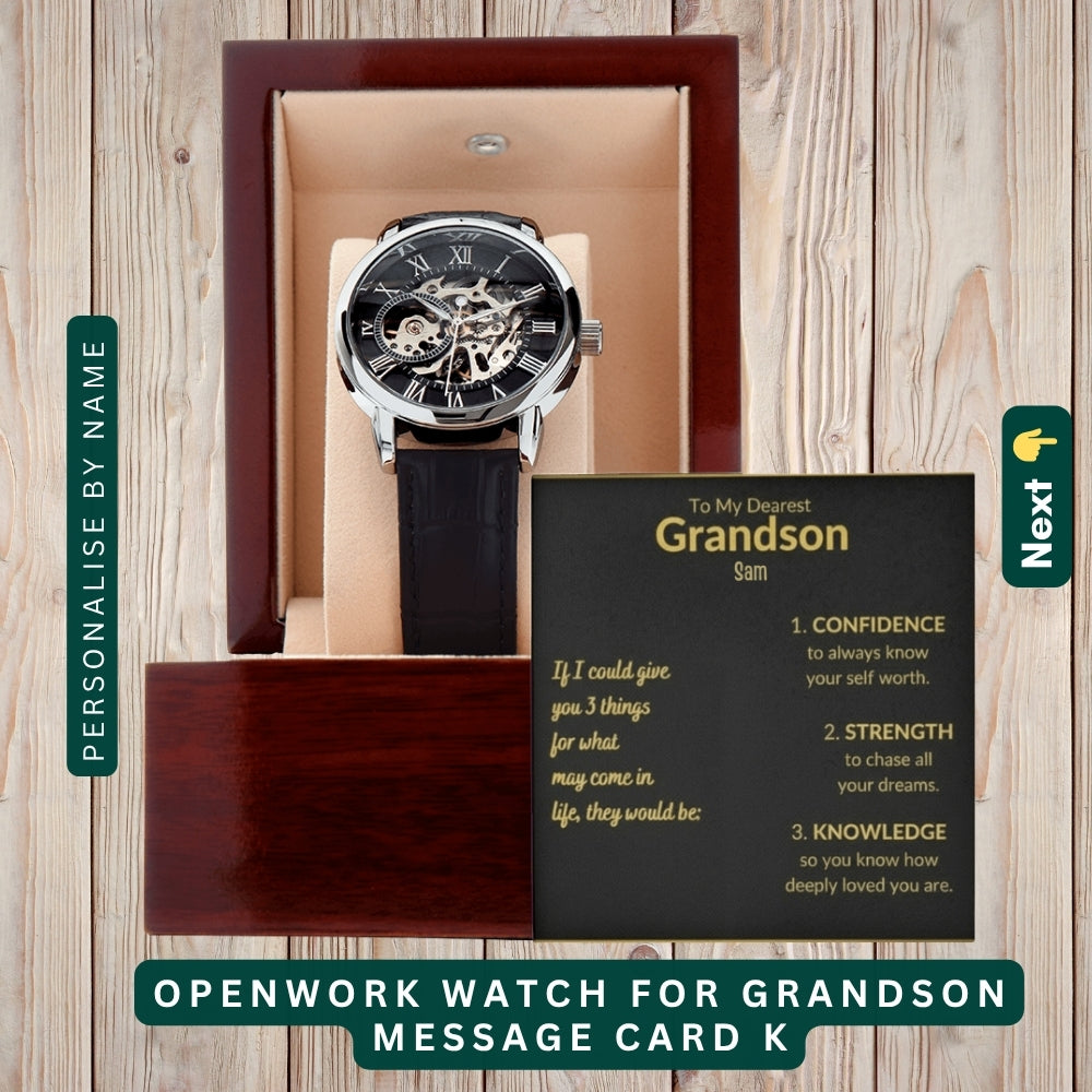 "To My Brave Son" – Accessories With Personalized Message Card