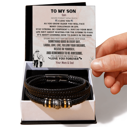 To My Loving Son. Always and forever