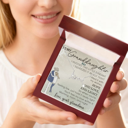 "To my Daughter, Daughter In Law, GrandDaughter" - You Are Strong, Smart, and Loved Beyond Words, Necklace With Personalized Message Card.