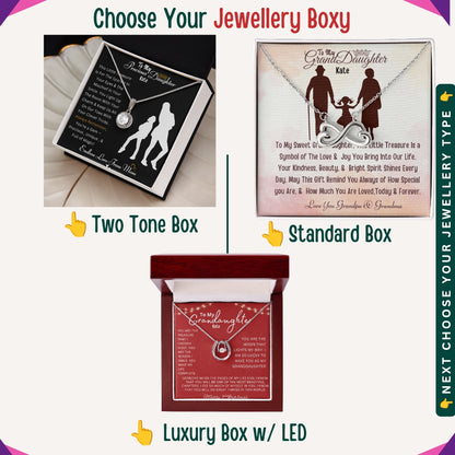 "To my Daughter, GrandDaughter, Daughter In Law" - You’ll Always Be My Greatest Blessing, Necklace With Personalized Message Card