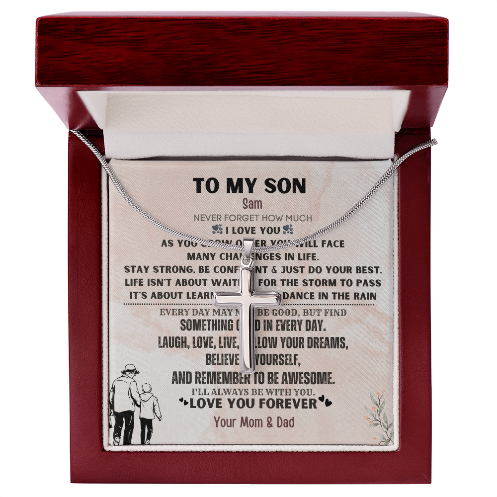 To My Loving Son. Always and forever
