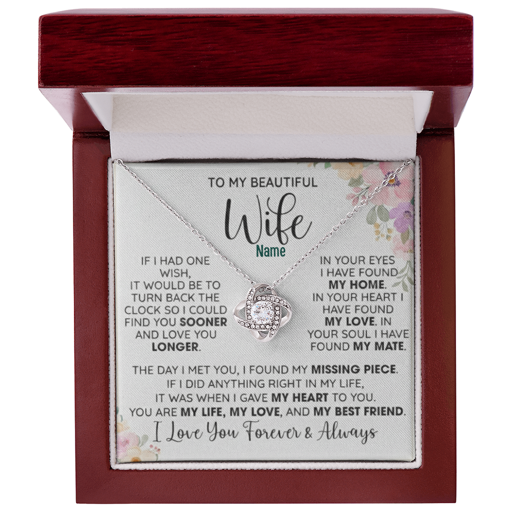 To My Loving Wife — A Necklace That Says Everything My Heart Feels 📍