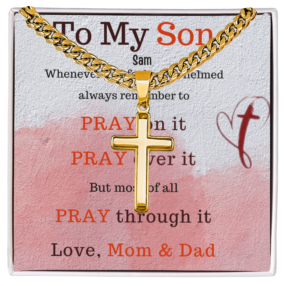 To My Loving Son. Always and forever