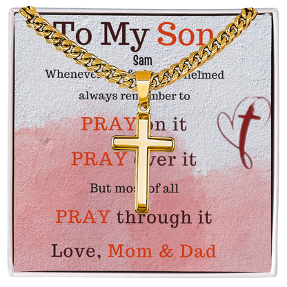 To My Loving Son. Always and forever