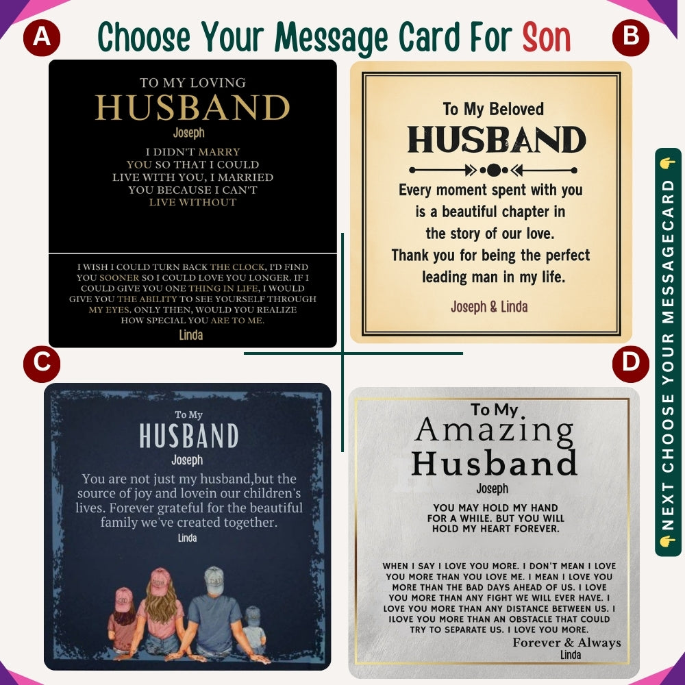 To My Amazing Husband . Always and forever