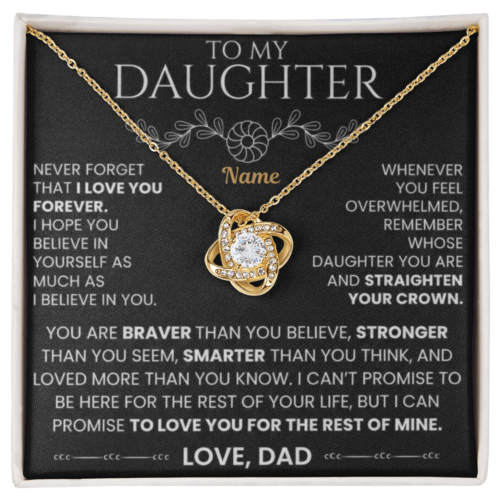 To My Daughter — A Necklace Made With Endless Love 📍