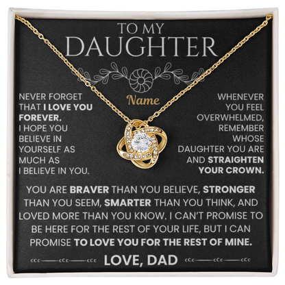 To My Daughter — A Necklace Made With Endless Love 📍