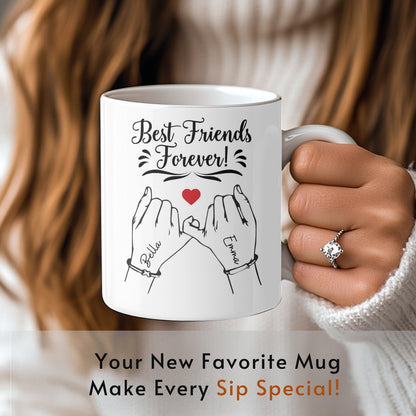 Personalized Best Friend mug, Best Friend Gift, Christmas gift for best friend, Best Friend Coffee Mug, Friendship Gifts