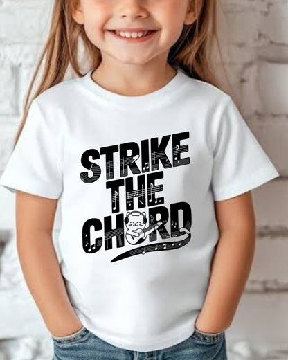 Strike The Cord kid Heavy Cotton Tshirt