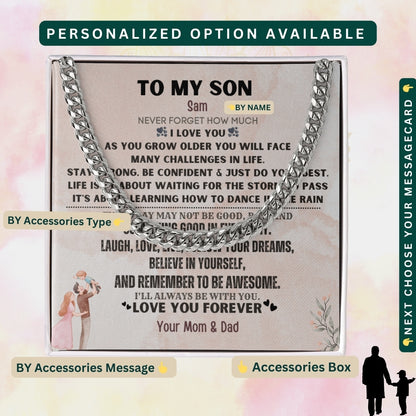 To My Beloved Son. Always and forever