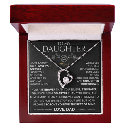 To My Daughter — A Necklace Made With Endless Love 📍