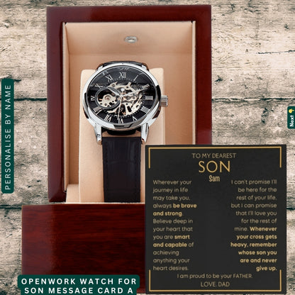 To My Beloved Son. Always and forever