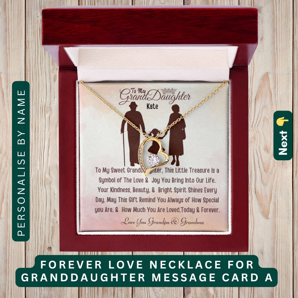 "To My Daughter, Granddaughter, and Daughter-in-Law" – With Love and Pride, Necklace With Personalized Message Card