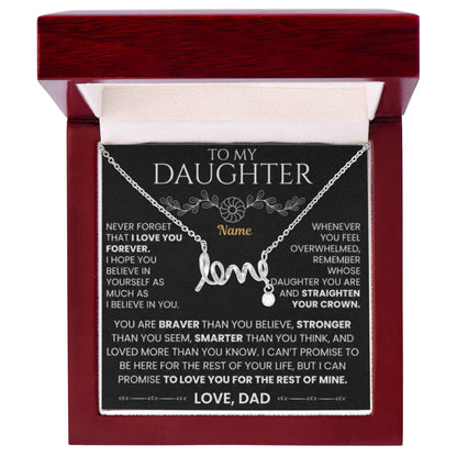 To My Daughter — A Necklace Made With Endless Love 📍