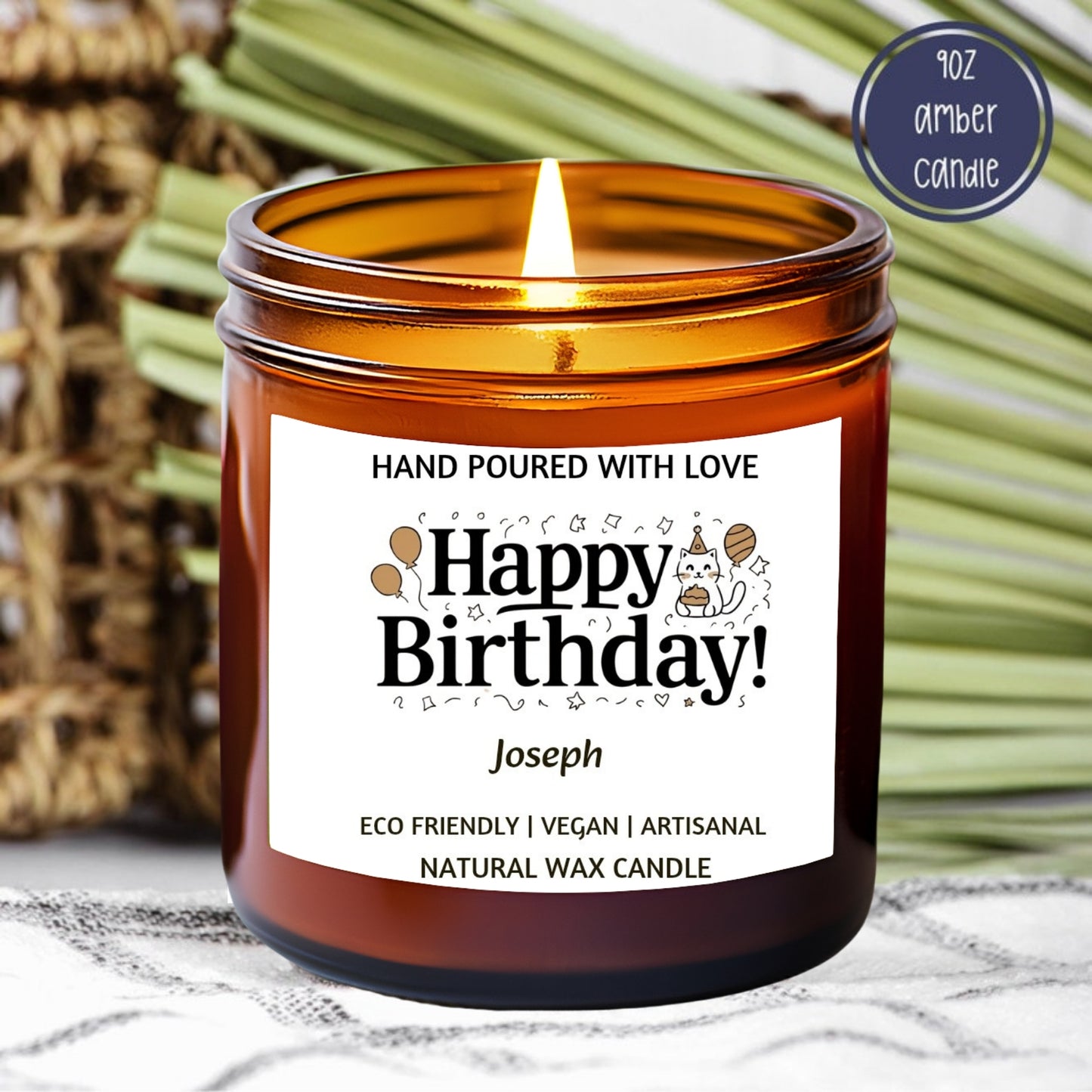 Birthday Candles Personalized Gift, Cute Birthday Gift, Friend Candle, Scented Candle, Funny Candle, Birthday Gift for Him & Her