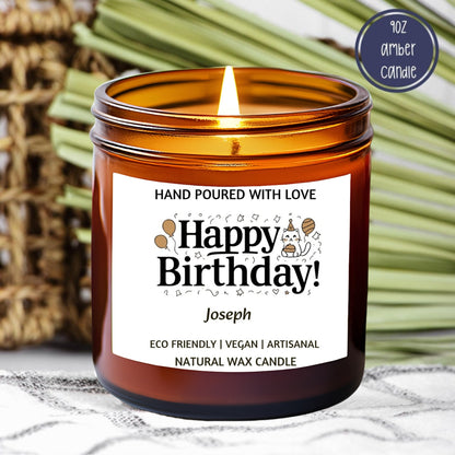 Birthday Candles Personalized Gift, Cute Birthday Gift, Friend Candle, Scented Candle, Funny Candle, Birthday Gift for Him & Her