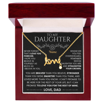 To My Daughter — A Necklace Made With Endless Love 📍