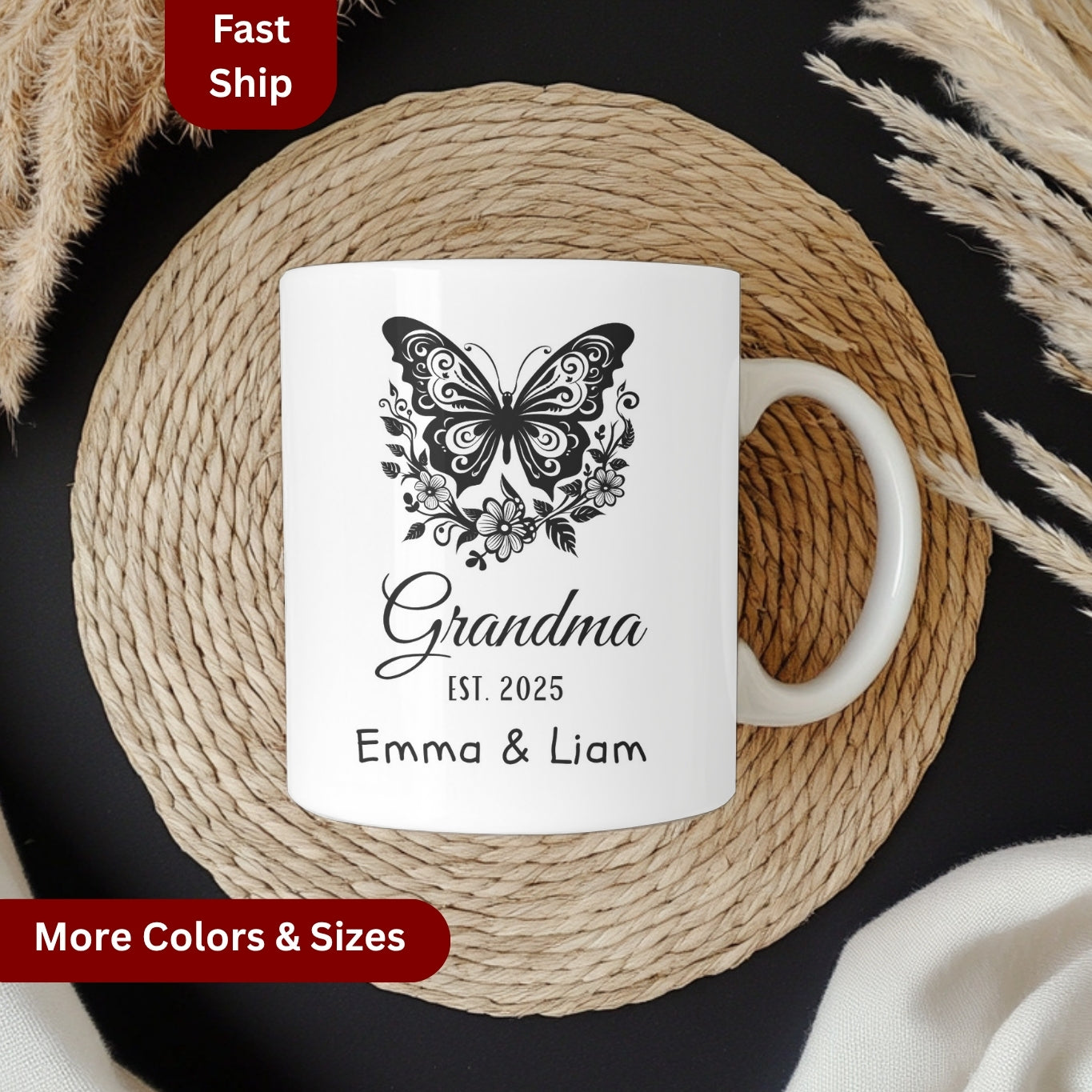 First Time Grandma Mug, New Grandma Gift, First Grandchild