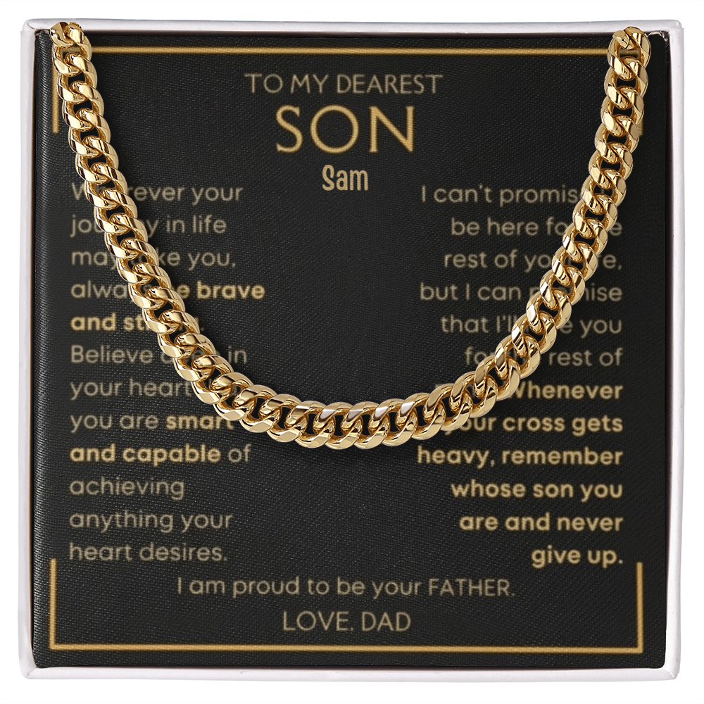 To My Beloved Son. Always and forever