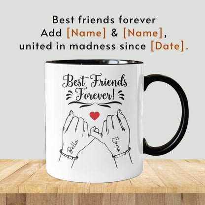 Personalized Best Friend mug, Best Friend Gift, Christmas gift for best friend, Best Friend Coffee Mug, Friendship Gifts