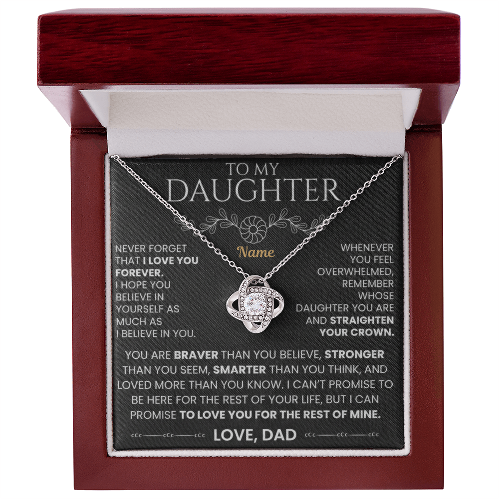 To My Daughter — A Necklace Made With Endless Love 📍