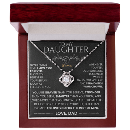 To My Daughter — A Necklace Made With Endless Love 📍